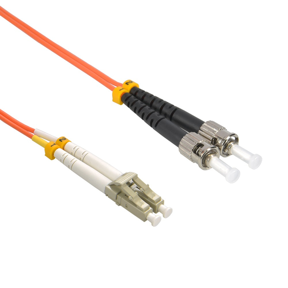 LC/UPC ST/UPC OM2 Multimode Duplex LSZH 2.0mm Fiber Optic Patch Cable LC/UPC ST/UPC OM2 Multimode Duplex LSZH 2.0mm Fiber Optic Patch Cable